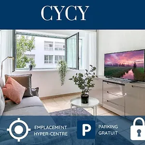  Appartement Homey Cycy - New / Free Parking / Hyper-centre / Proche Genève France